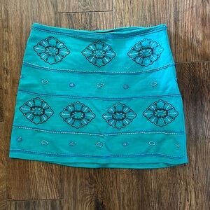 Zara Embellished Mini Skirt